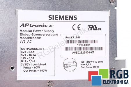 A5E02625806-K7 SIEMENS CV5_AC APTRONIC