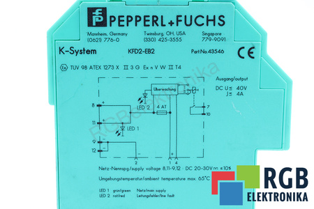 KFD2-EB2 PEPPERL FUCHS