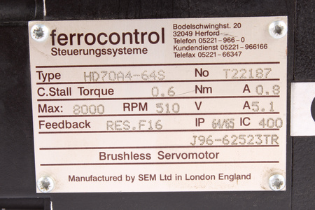 HD70A4-64S FERROCONTROL
