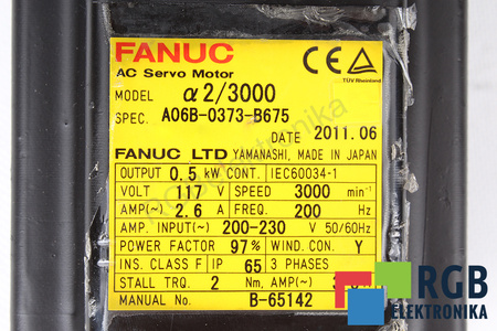 A06B-0373-B675 FANUC A2/3000