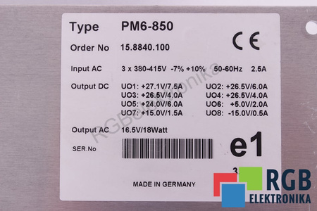 PM6-850 KUKA 15.8840.100 PRO PM6-600