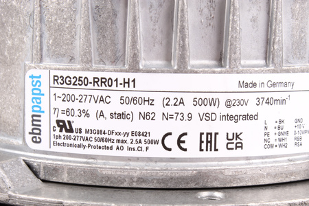 R3G250RR01H1 EBM PAPST VENTILÁTOR