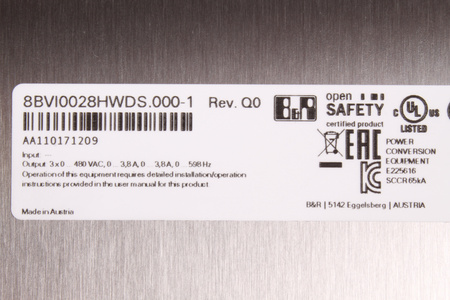 8BVI0028HWDS.000-1 B&R AUTOMATION