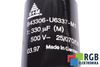 KONDENZÁTOR B43306-U6337-M1 S+M 330UF, 500V