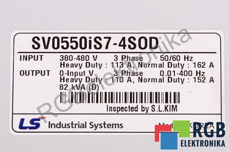 SV0550IS7-4S0D LS INDUSTRIAL SYSTEMS