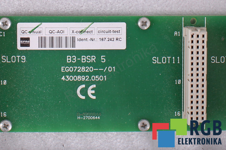 B3-BSR ERNI B5-BUS EG072820--/01 EG072919--/00 RACK