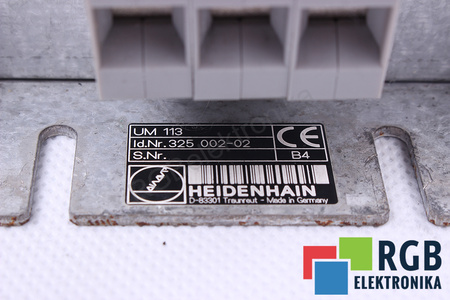 UM113 HEIDENHAIN ID.NR.325002-02