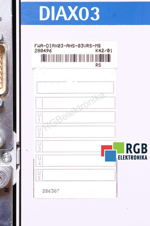 DKR02.1-W200N-BT26-01-FW INDRAMAT R911286307