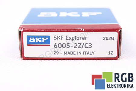 6005-2Z/C3 SKF 25X47X12 32000RPM, 16000RPM, 25X47X12, 11.9KN, 6.55KN LOŽISKO