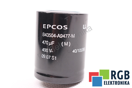 KONDENZÁTOR B43504-A9477-M EPCOS 470UF, 400V