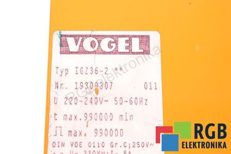 IGZ36-2 VOGEL 19309307