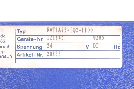 RATIA73-IQ2-1100 HARMS+WENDE