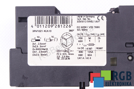 3RV1021-4CA10 SIEMENS