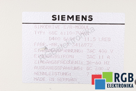 6SC6110-7VA01 SIEMENS SIMODRIVE 611
