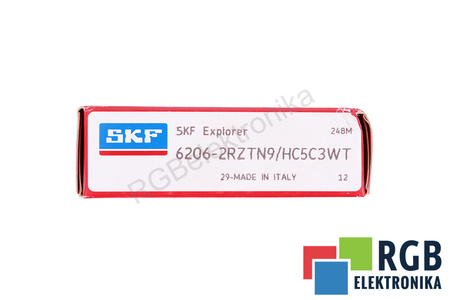 6206-2RZTN9/HC5C3WT SKF 28000RPM, 15000RPM, 30X62X16, 19.5KN, 11.2KN LOŽISKO