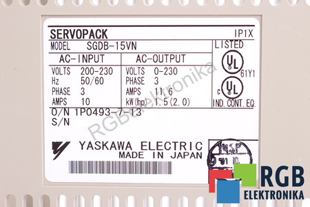 SGDB-15VN YASKAWA KRYT