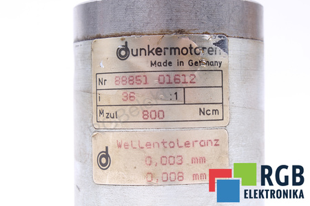 8885101612 DUNKERMOTOREN I=36 PŘEVODOVKA