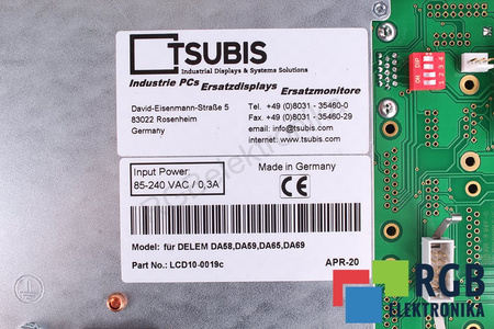 10-0019 NÁHRADA K DELEM DA65 DA58 DA69 DA59 LCD MONITOR