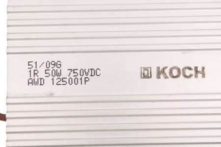 REZISTOR AWD125001P KOCH 1R 50W 750VDC 0.05KW