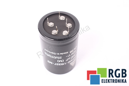 KONDENZÁTOR B43306-U6337-M2 S+M 25/070/56 330UF, 500VDC