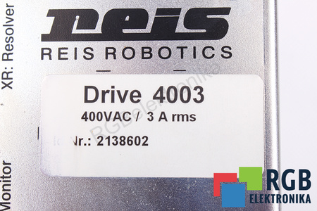 DRIVE 4003 REIS ROBOTICS ID.NR. 2138602