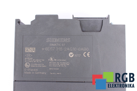 6ES7315-2AG10-0AB0 SIEMENS SIMATIC S7-300 CPU 315-2DP