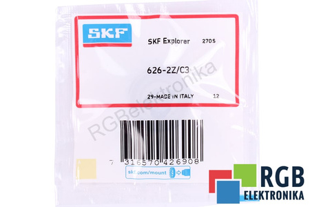 626-2Z/C3 SKF 6X19X6 LOŽISKO