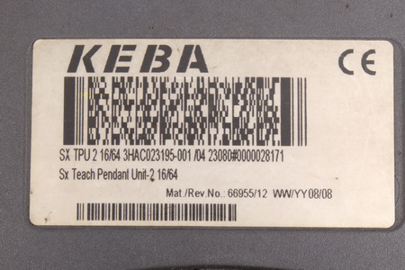 3HAC023195-001 KEBA ZADNÍ KRYT