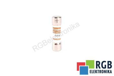 RÝCHLÁ TAVNÁ POJISTKA 0KLK004.T LITTELFUSE KLK4A 10.31MM, 38.1MM 4A 600VAC 500VDC