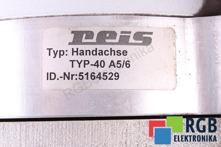 TYP-40A5/6 REIS ROBOTICS RUKA ROBOTA