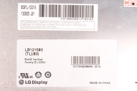 LB121S03-TL03 LG LCD DISPLEJ