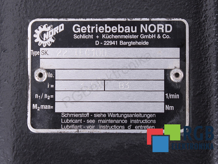 SK.22 NORD IEC100 I=3.53 PŘEVODOVKA