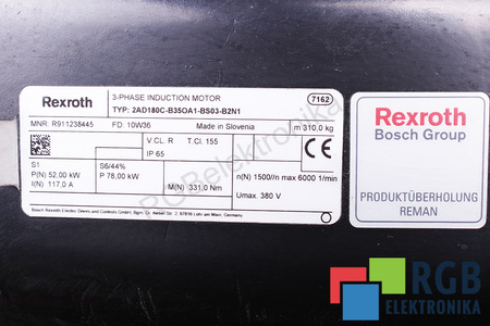 2AD180C-B35OA1-BS03-B2N1 BOSCH REXROTH R911238445