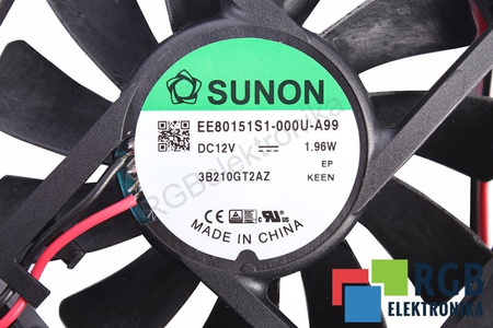 EE80151S1-000U-A99 SUNON 80X80X15MM 80X80X15MM 12V VENTILÁTOR