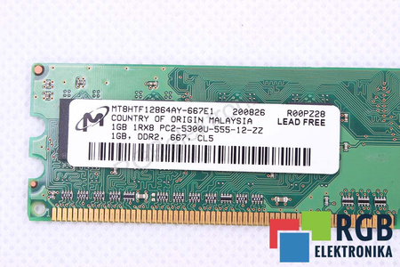 MT8HTF12864AY-667E1 MICRON PC2-5300U-555-12-ZZ