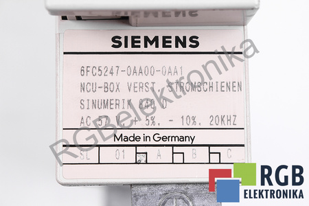 6FC5247-0AA00-0AA1 SIEMENS VERSION A SINUMERIK 840D/DE NCU-BOX