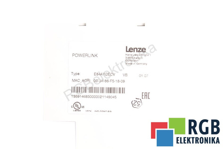 E84AVSCE1122SB0-ECXXX LENZE INVERTER E84AVSCE1122SB+E84AYCECV