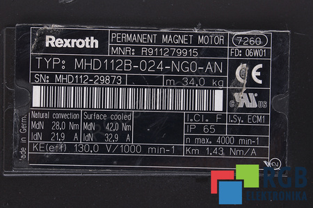 MHD112B-024-NG0-AN BOSCH REXROTH R911279915