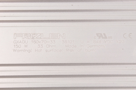 GXADU160X70-33 FRIZLEN 33OHM, 0.15KW BRZDÍCÍ REZISTOR