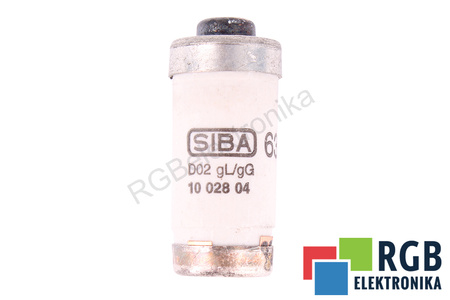POJISTKA 1002804 SIBA D02 GL/GG 63A, 400/250V