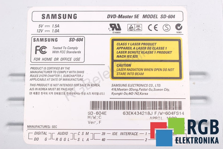 SD-604 SAMSUNG DVD ROM