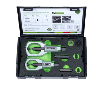 SADA MECHANICKÝCH DĚLIČŮ MATIC 54-2+54-3 K-54-B KUKKO Z ZAPASOWYMI PRZECINAKAMI W L-BOXX MINI
