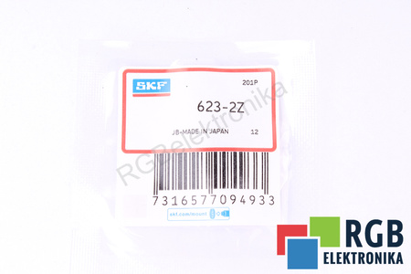 623-2Z SKF 130000RPM, 60000RPM, 3X10X4, 0.54KN, 0.18KN LOŽISKO