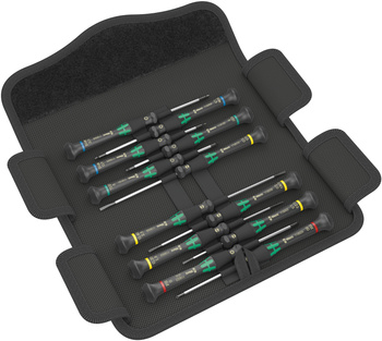 05073675001 WERA KRAFTFORM MICRO 12 UNIVERSAL 1 SADA PRECIZNÍCH NÁSTRČNÝCH ŠROUBOVÁKŮ, 12 DÍLŮ
