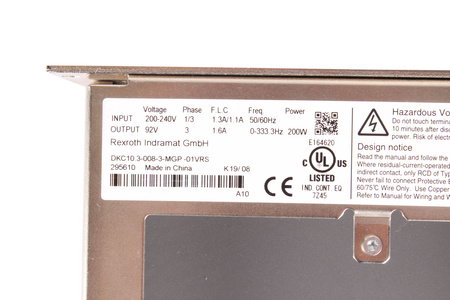DKC10.3-008-3-MGP-01VRS BOSCH REXROTH R911295610 ECODRIVE CS