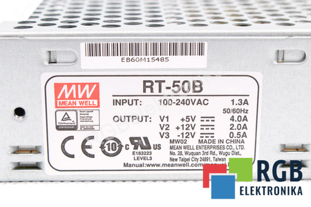 RT-50B MEAN WELL ZDROJ