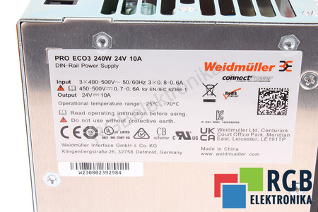 1469540000 WEIDMULLER PRO ECO3 ZDROJ