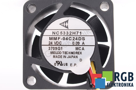 MMF-04C24DS MELCO TECHNOREX NC5332H71 40X40X15MM, 24V, 0.09A VENTILÁTOR