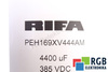 KONDENZÁTOR PEH169XV444AM RIFA 4400UF, 385V