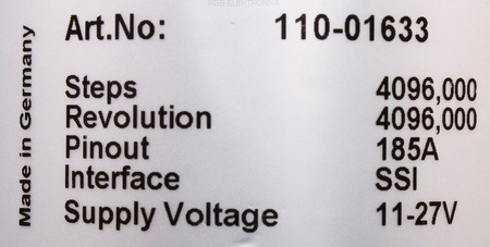 110-01633 TR ELECTRONIC ENKODÉR